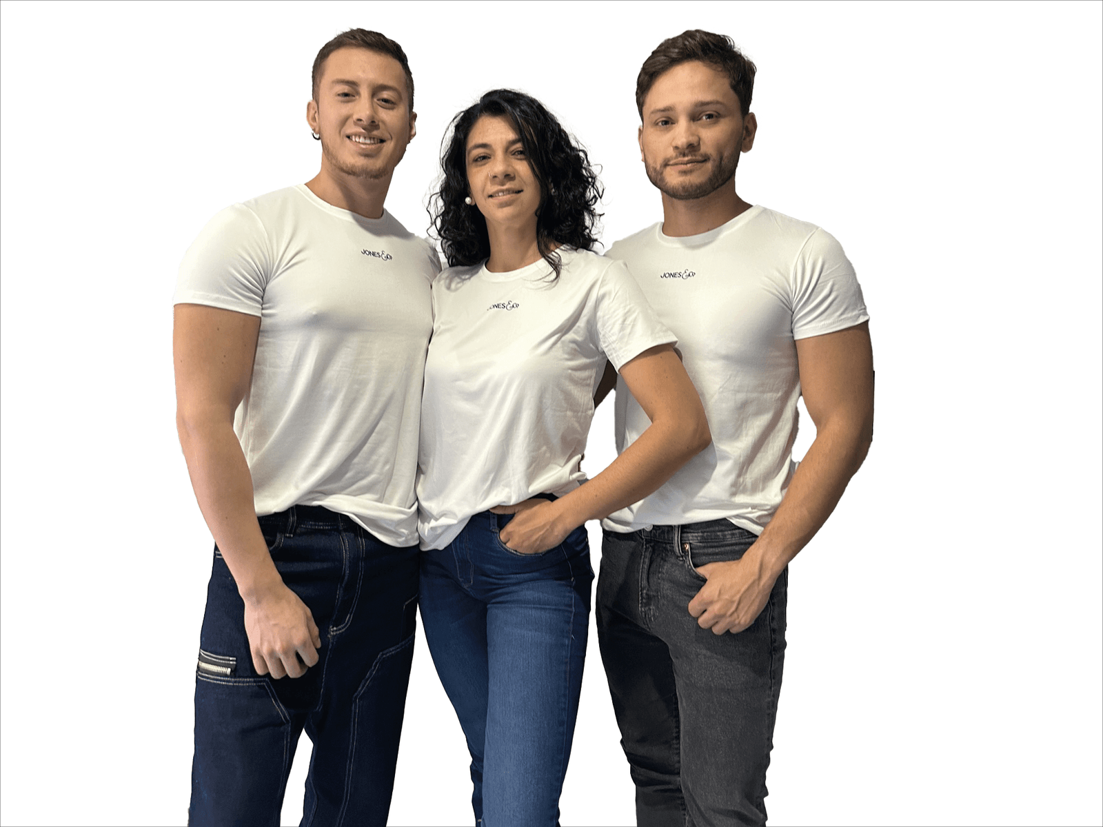 Detalle de la textura de un tejido Jones & Co de algodón Pima