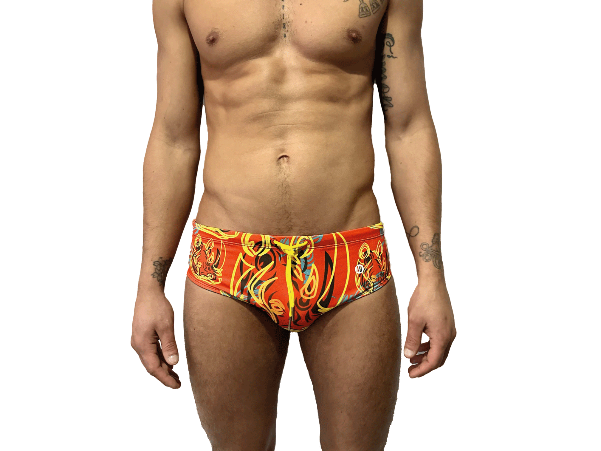 BAÑADOR SLIP GAMBOA NARANJA