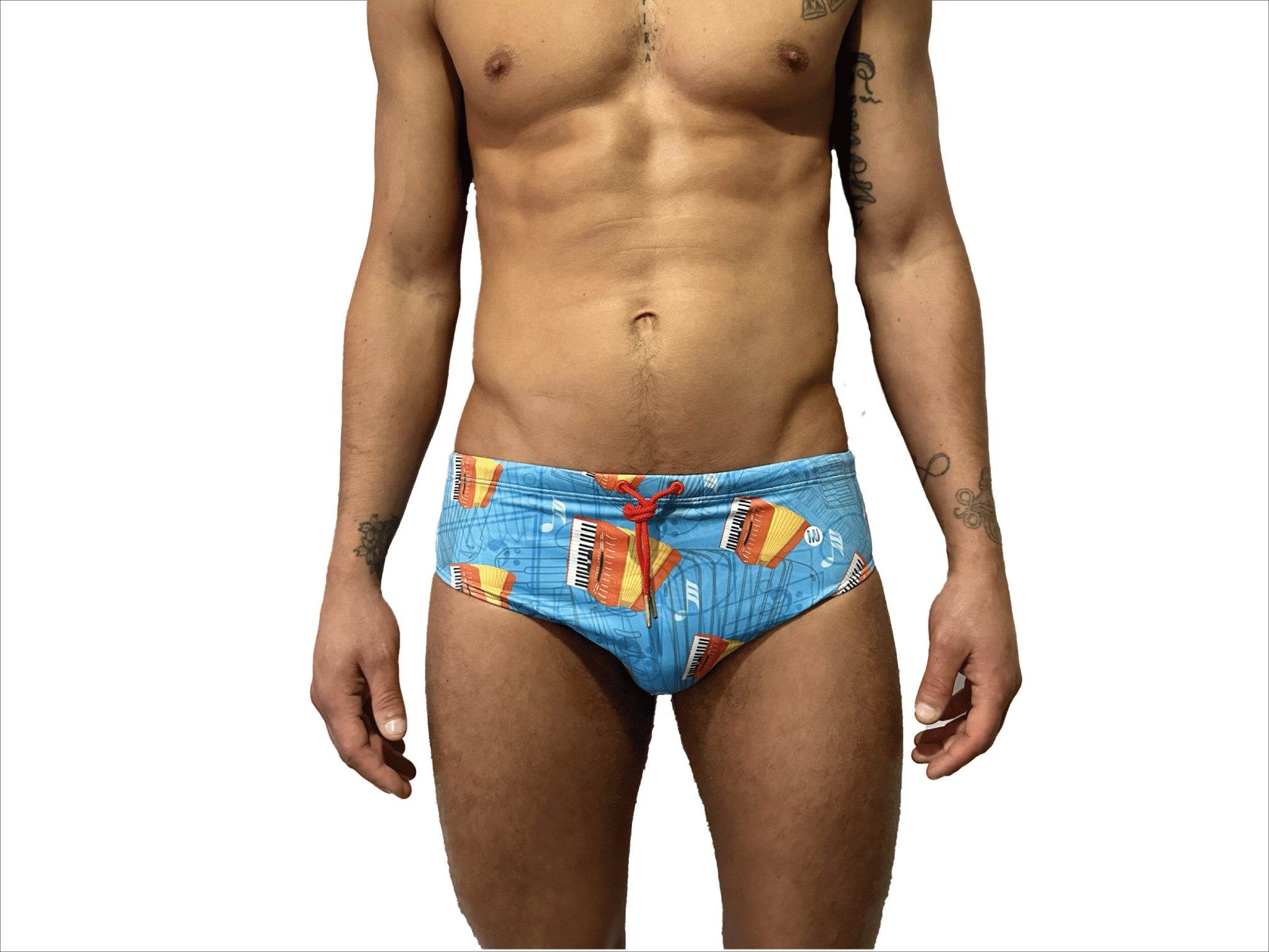 BAÑADOR SLIP MUSICAL ACORDEÓN