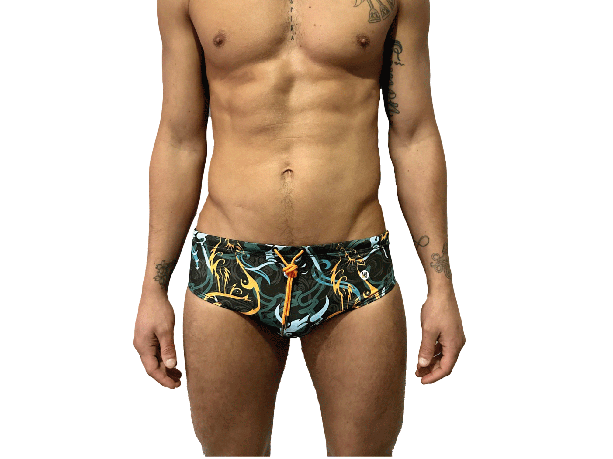 BAÑADOR SLIP GAMBOA NEGRO