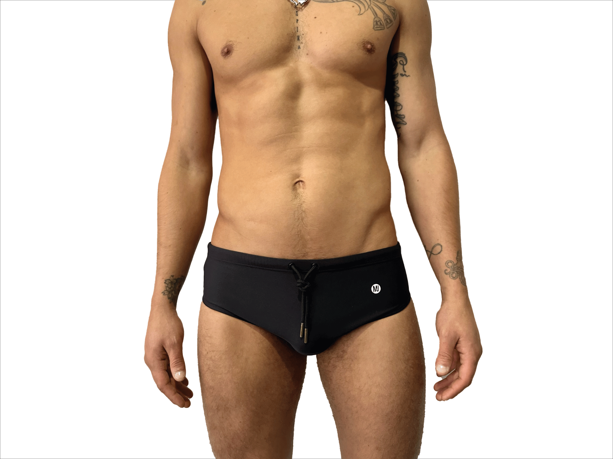 BAÑADOR SLIP SOLIDO NEGRO