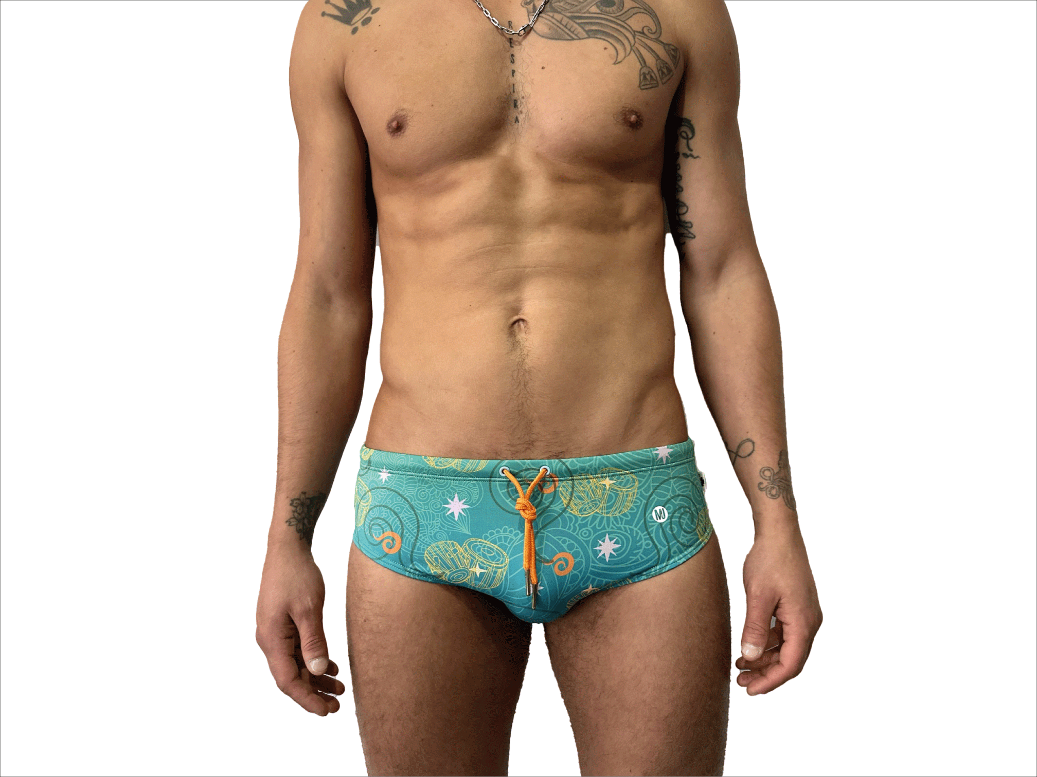 BAÑADOR SLIP MANDALA TAMBORES