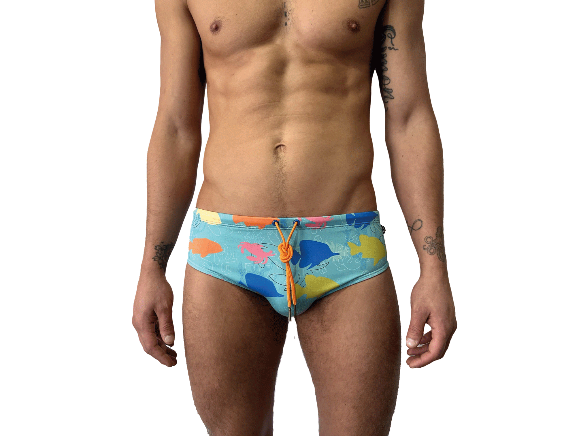 BAÑADOR SLIP ARRECIFE PEZ