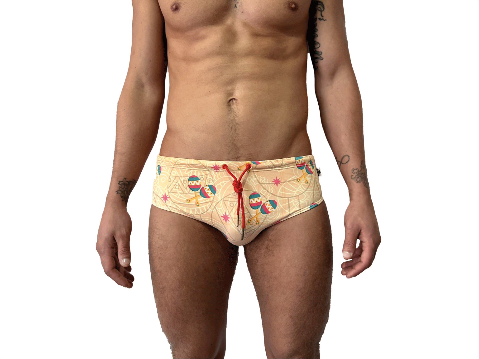 BAÑADOR SLIP MUSICAL MARACAS