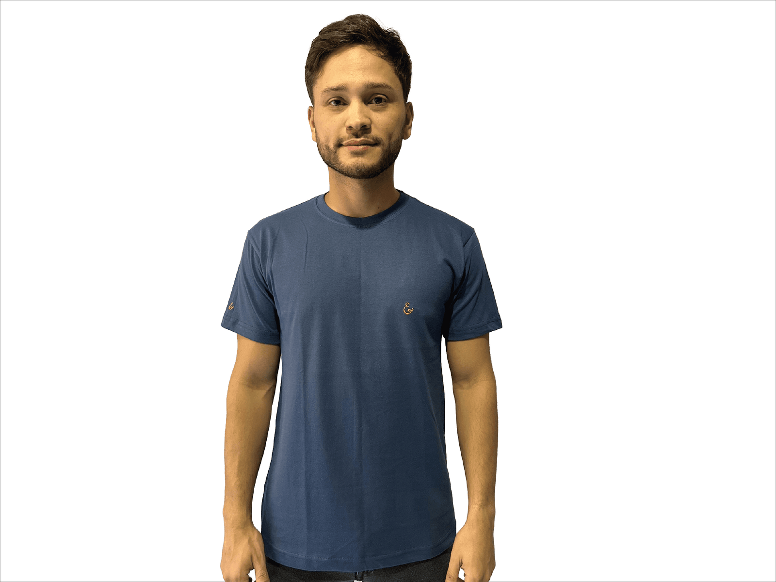 CAMISETA HORMA REGULAR FIT AZUL REY