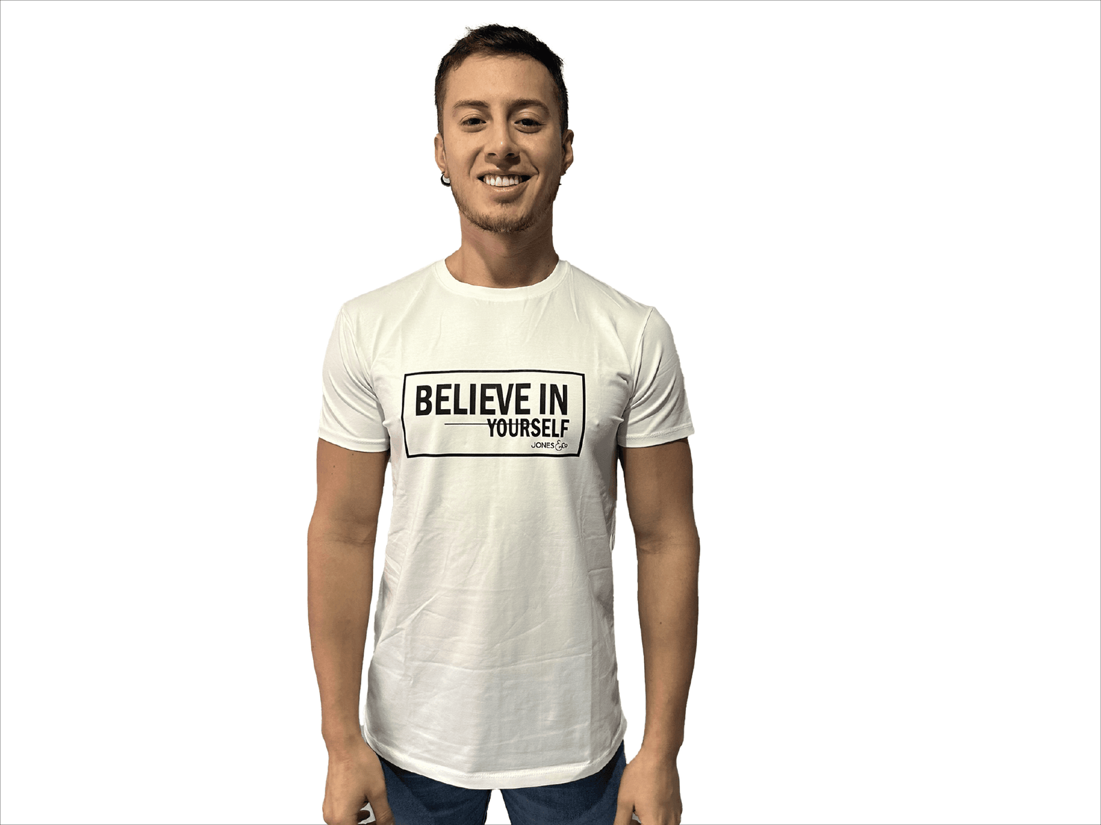 CAMISETA SEDA FRIA BLANCA BELIEVE IN